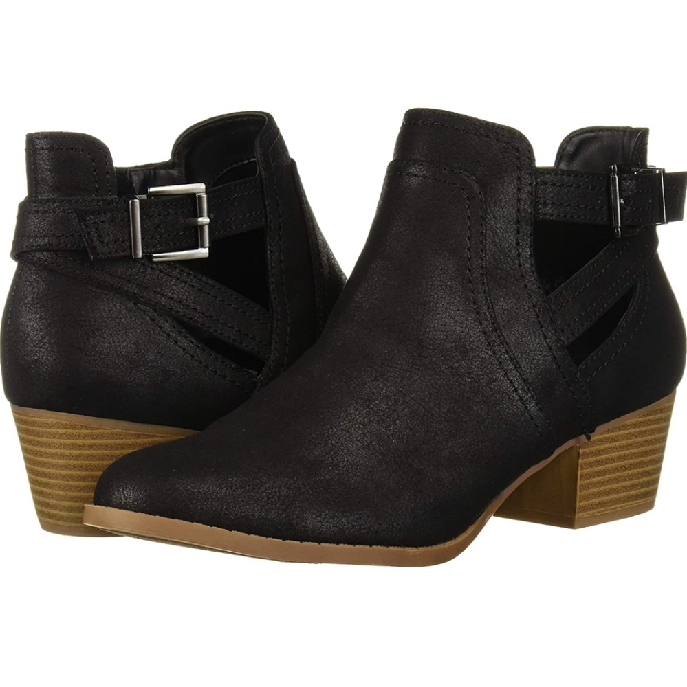 Fergalicious Women's Banger Ankle Boot, Black, Siz